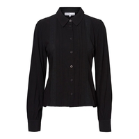 Pleated Lace Blouse with Long Sleeves