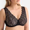 Plunge Neck Lace Bra