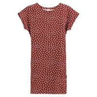 Polka Dot Buttoned Shift Dress