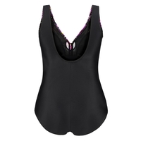 Pool Swimsuit with Printed Top
