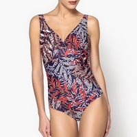 Printed Tummy Toning Swimsuit