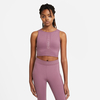 Recycled Cropped Vest Top with Crew Neck