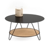 Rosali Metal & Rattan Coffee Table