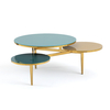 Ruben Tempered Glass Triple Coffee Table
