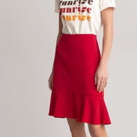 Ruffle Mini Skirt