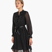 Ruffled Polka Dot Dress