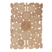 Sarakala Multi Circle Jute Rug