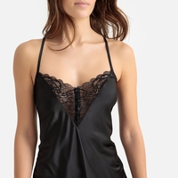 Short Nightie with Lace Details