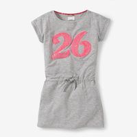 Short-Sleeved Dress With Elasticated Waist