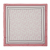 Silk Square with Monogram Pattern