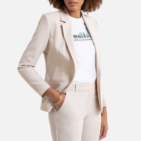 Straight Single-Breasted Blazer