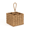 Terka Cutlery Holder in Woven Seagrass