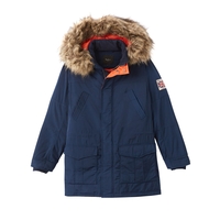 Terry Short Mid-Season Hooded Parka