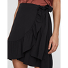 Tie-Waist Wrapover Skirt