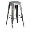 TOLIX Stackable Steel Bar Stools (Set of 2)