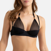 Tulle Peek-A-Boo Underwired Bra