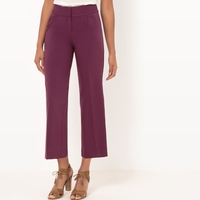 Wide Leg 3/4 Length Trousers