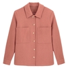 Wool Mix Utility Shacket with Buttons and Pockets