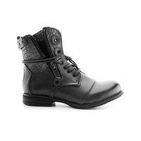 Zip Leather Ankle Boots