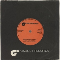J.A.L.N. Band Disco Music / I Like It - Solid 1976 UK 7" vinyl MAG73