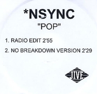 N Sync Pop - 2-track 2001 UK CD-R acetate CD ACETATE