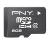 Pny Optima Class 4 microSDHC Memory Card - 8GB