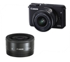 CANON EOS M10 Compact System Camera,  Wide-angle Zoom Lens & Pancake Lens Bundle