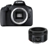 CANON EOS 2000D DSLR Camera & EF 50 mm f/1.8 STM Standard Prime Lens Bundle