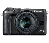 CANON EOS M6 Mirrorless Camera with 18-150 mm f/3.5-6.3 Wide-angle Zoom Lens - Black,  Black
