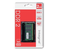 Integral PC2-5300 DDR2 Laptop Memory - 2 GB SODIMM RAM