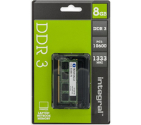 Integral PC3-10600 DDR3 Laptop Memory - 8 GB SODIMM RAM