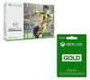 MICROSOFT Xbox One S with FIFA 17 & 3 Month Xbox LIVE Gold Membership Bundle,  Gold