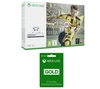 MICROSOFT Xbox One S with FIFA 17 & Xbox Live Gold 12 Month Subscription Bundle,  Gold
