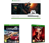 MICROSOFT Xbox One S,  Shadow of the Tomb Raider,  Tekken 7 & Project Cars 2 Bundle
