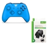 MICROSOFT Xbox One Wireless Gamepad & VS2851 Xbox One Twin Docking Station Bundle,  Blue