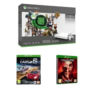 MICROSOFT Xbox One X 1 TB,  3 Months Game Pass,  3 Months Live Gold Membership,  Tekken 7 & Project Cars 2 Bundle,  Gold