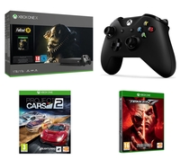 MICROSOFT Xbox One X,  Fallout 76,  Project Cars 2,  Tekken 7,  Wireless Controller & Xbox LIVE Gold Membership Bundle,  Gold