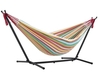 Cotton Double Hammock with Metal Stand