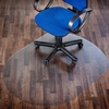 Oval Polycarbonate Chair Mat - Hard Floors