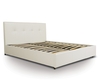 Front Drawer Bed Double White Modern Style