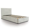 Front Drawer Bed Single Light Grey Traditional Style