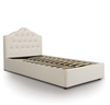 Front Drawer Bed Single White Traditional Style
