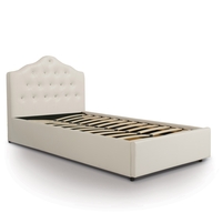 Front Drawer Bed Single White Traditional Style