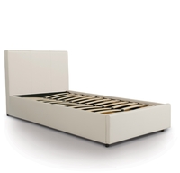 Front Drawer Bed Single White Traditional Style