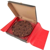 Delightfully Dark Chocolate Pizza