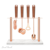 Final Touch Copper And Marble Bar Tool Set
