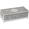 Personalised Antique Silver Plated Jewellery Box