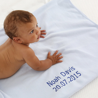 Personalised Baby Fleece Blanket