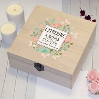 Personalised Beautiful & Unique Wooden Storage Box