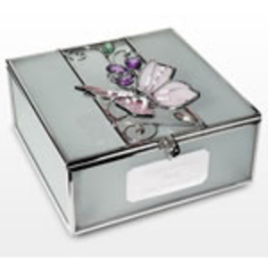 Personalised Butterfly Trinket Box